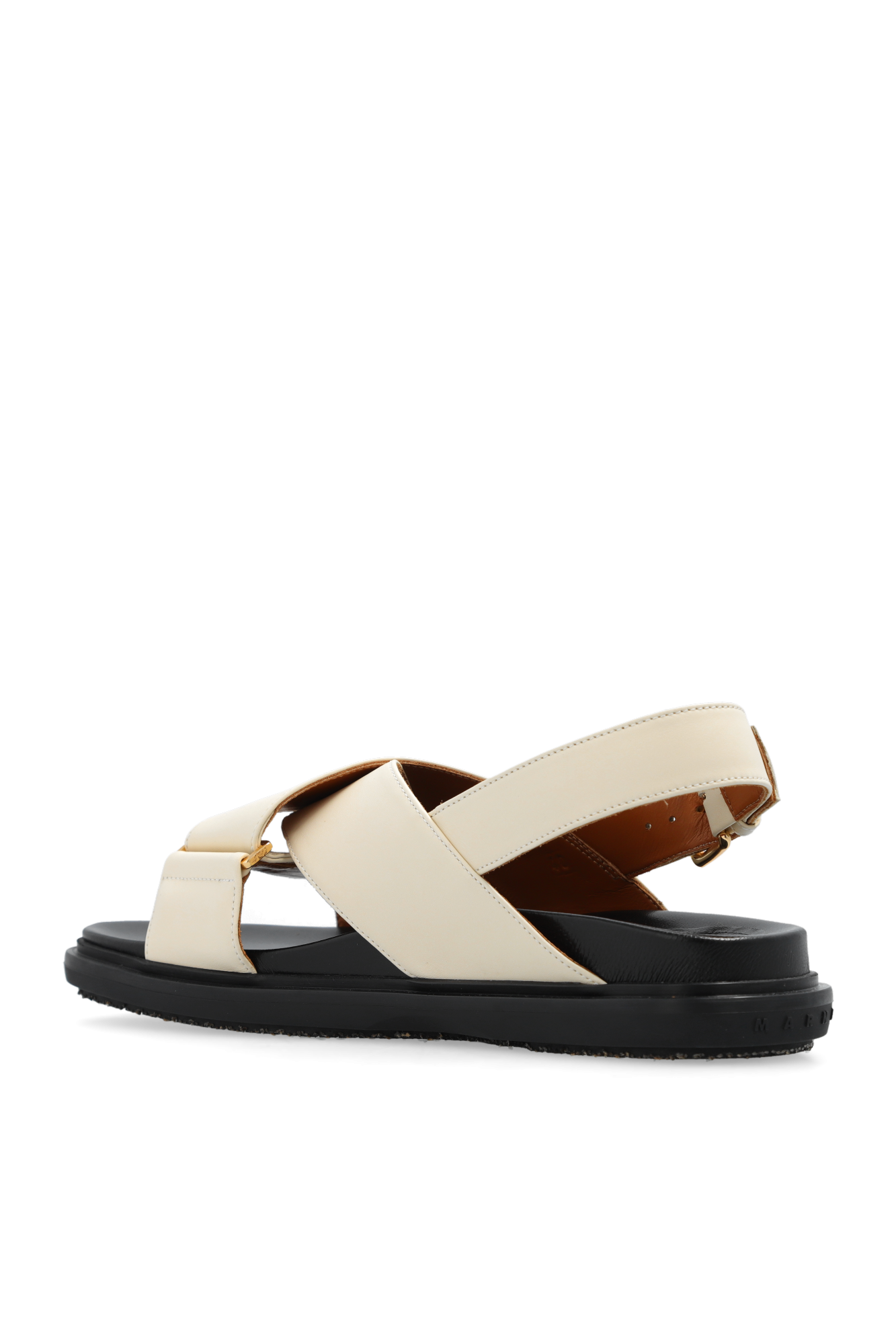 サンダル・ミュール MARNI SS24 'Fussbet' sandals (FBMS015701P3614 00B18) Black leather Fussbett | Marni